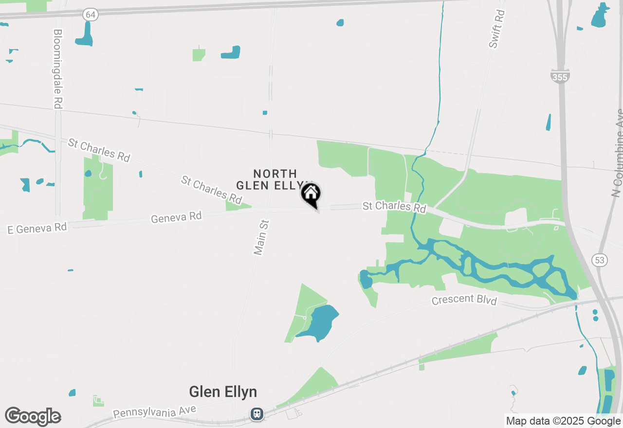 Map of 20 Muirwood Drive, Glen Ellyn, IL 60137