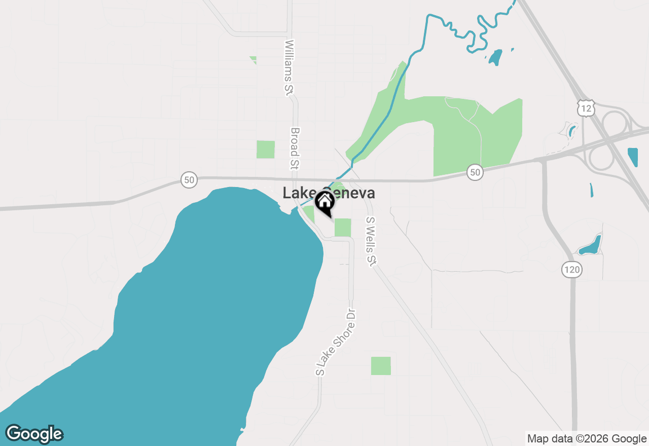 Map of 111 Center St #320, Lake Geneva, WI 53147