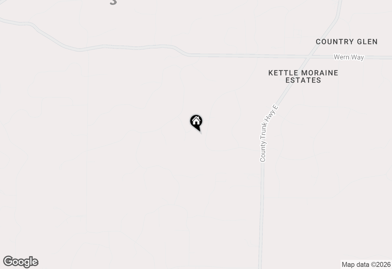 Map of S43W33485 Edwards Dr, Dousman, WI 53118