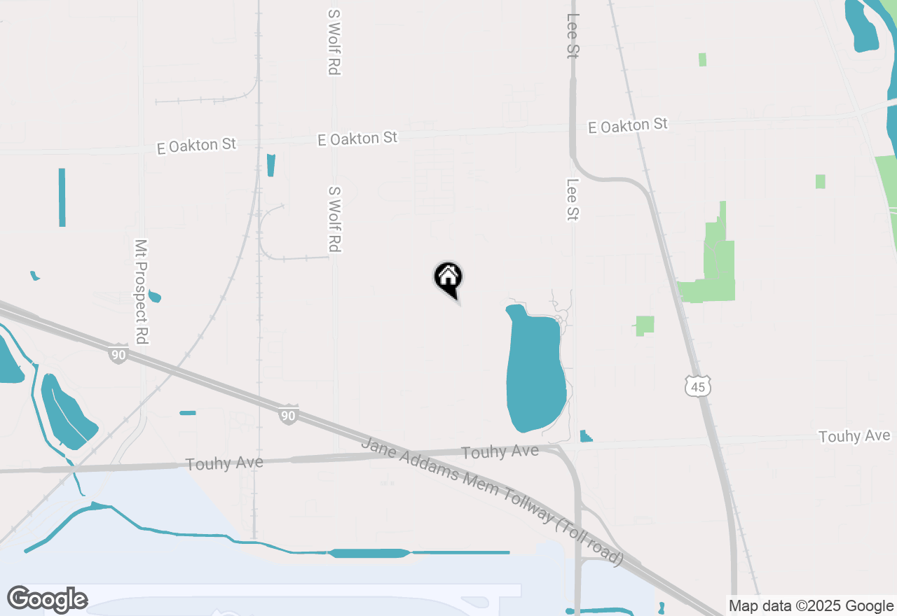 Map of 2025 Plainfield Drive, Des Plaines, IL 60018