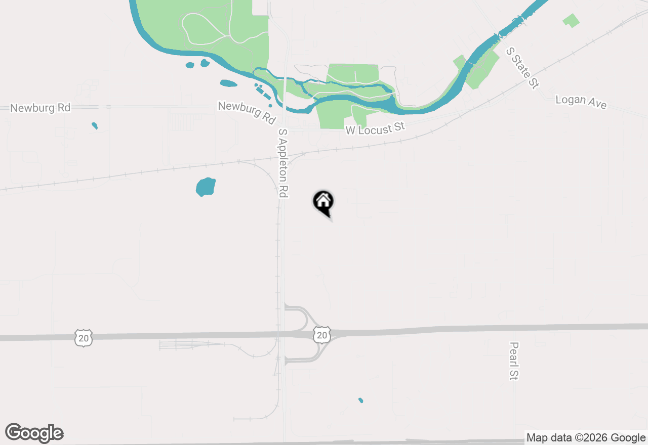 Map of 1219 W 6th Street, Belvidere, IL 61008