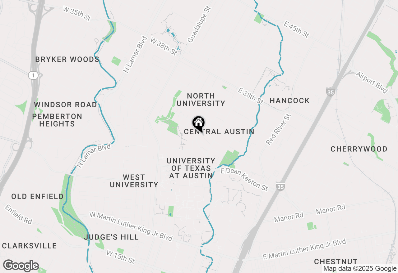 Map of 300 E 30th St #203, Austin, TX 78705