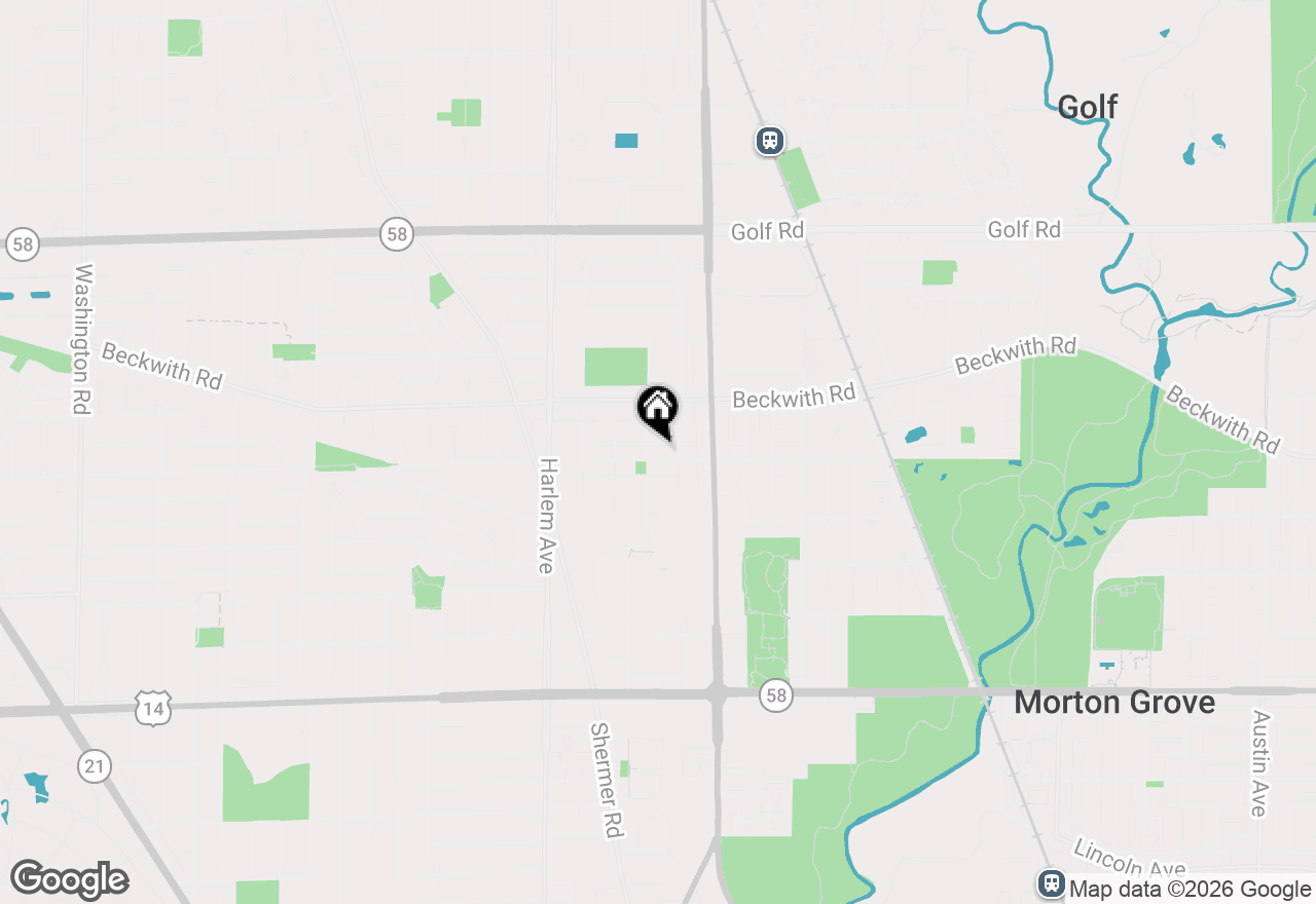 Map of 7014 Church Street, Morton Grove, IL 60053