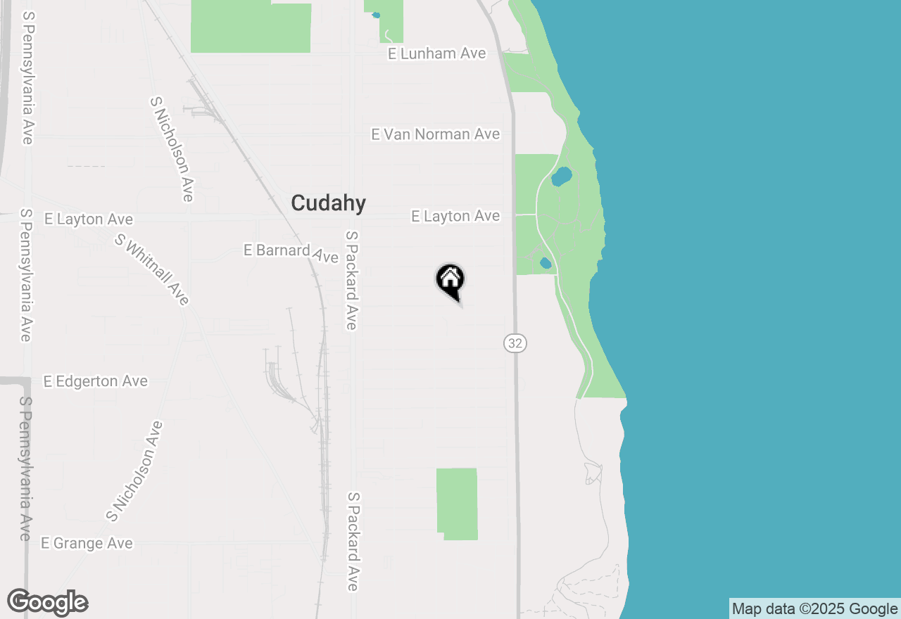 Map of 3830 E Somers Ave, Cudahy, WI 53110