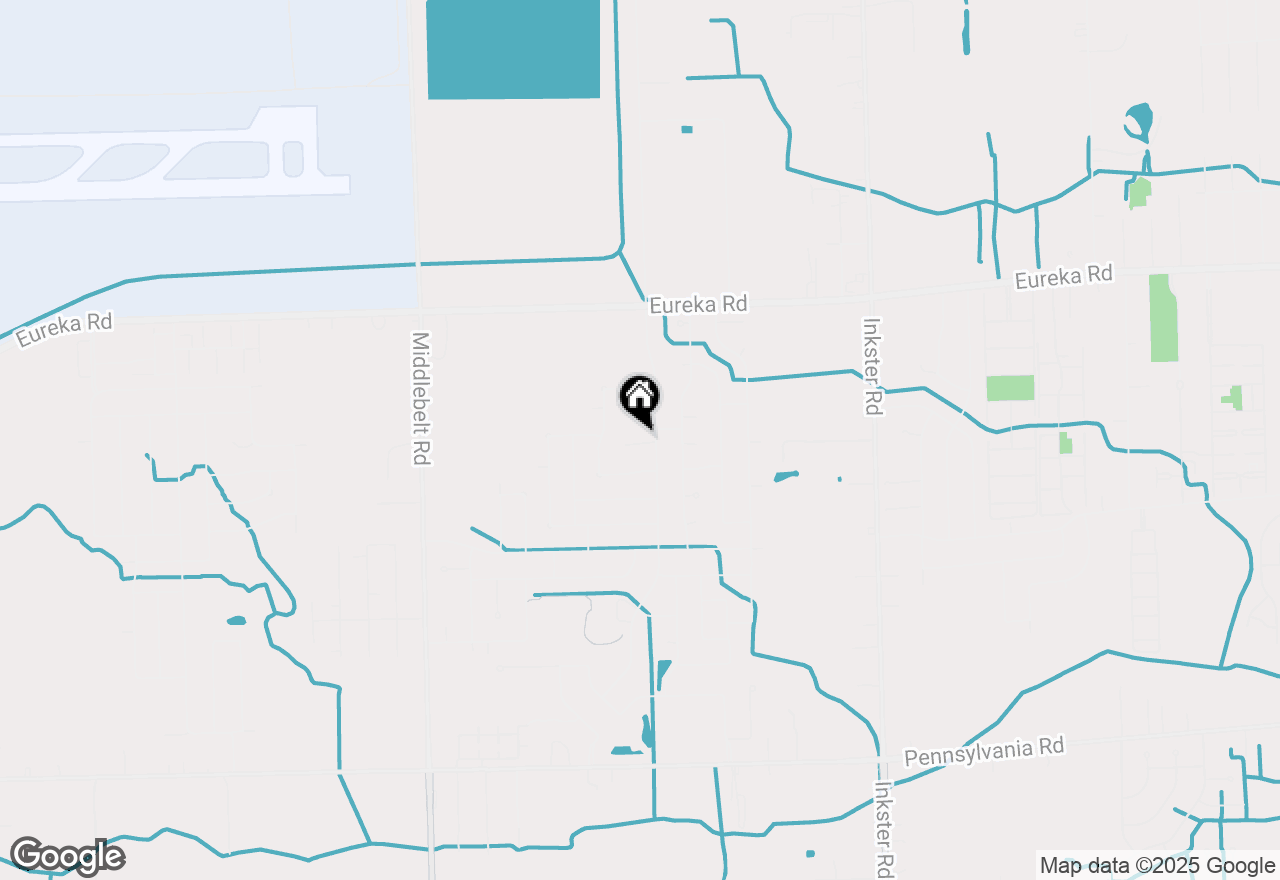 Map of 28444 Meadow, Romulus, MI 48174