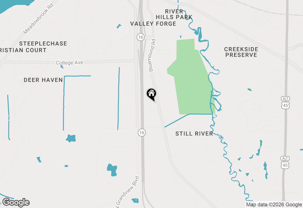 Map of W251N2367 Valleyview Cir, Pewaukee, WI 53072