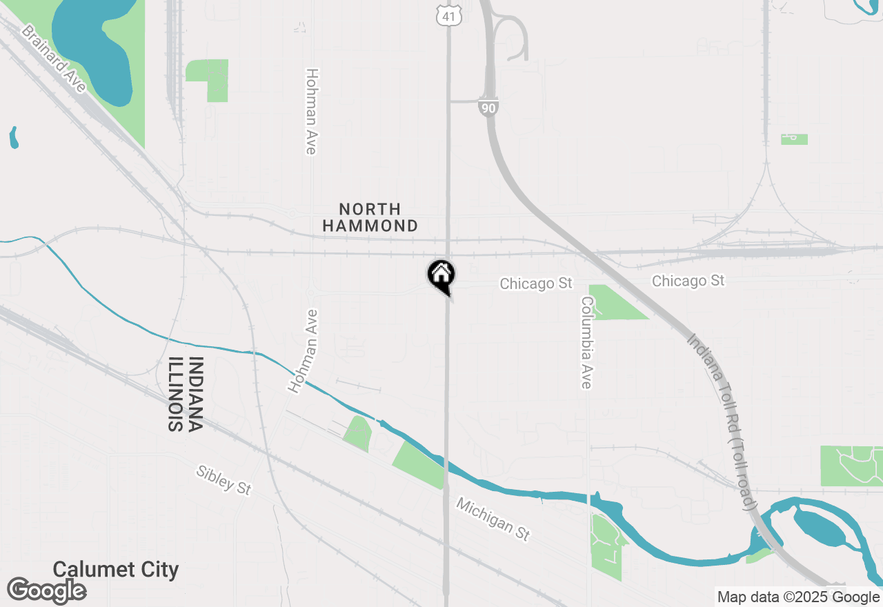 Map of 4726 Calumet Avenue, Hammond, IN 46327