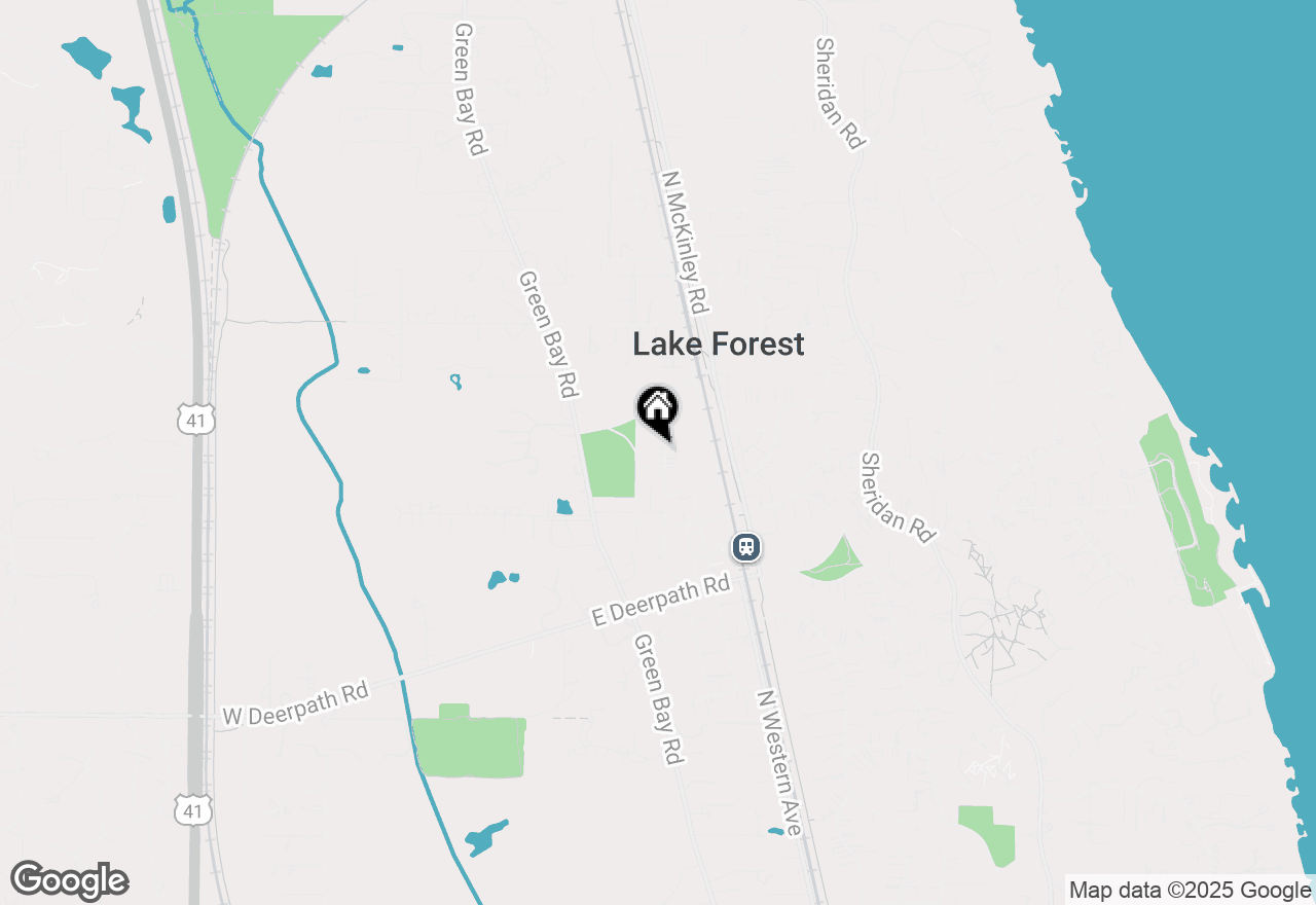 Map of 856 Oakwood Avenue, Lake Forest, IL 60045