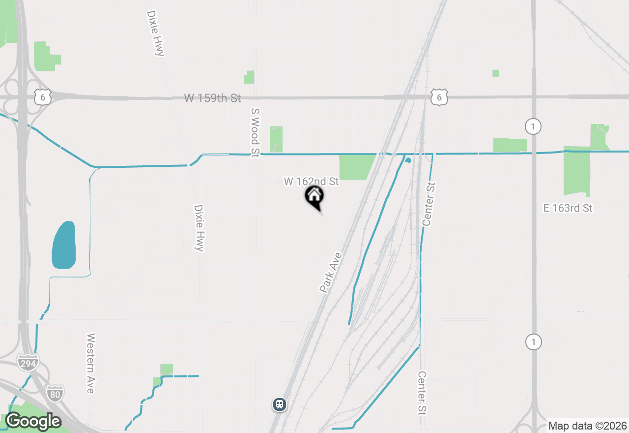 Map of 16317 Ashland Avenue, Markham, IL 60428