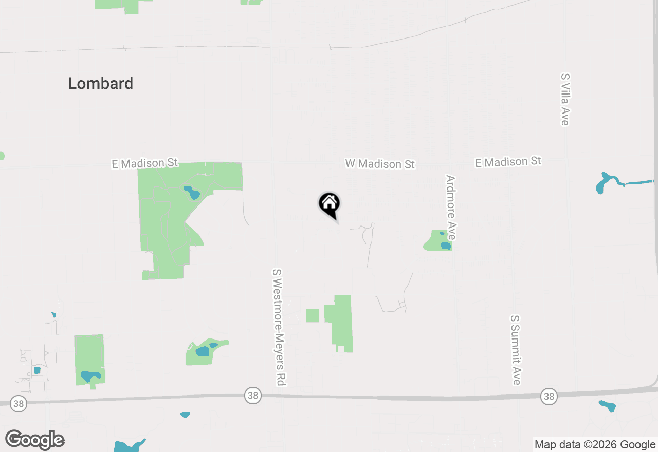 Map of 1144 E Cambria North Lane, Lombard, IL 60148