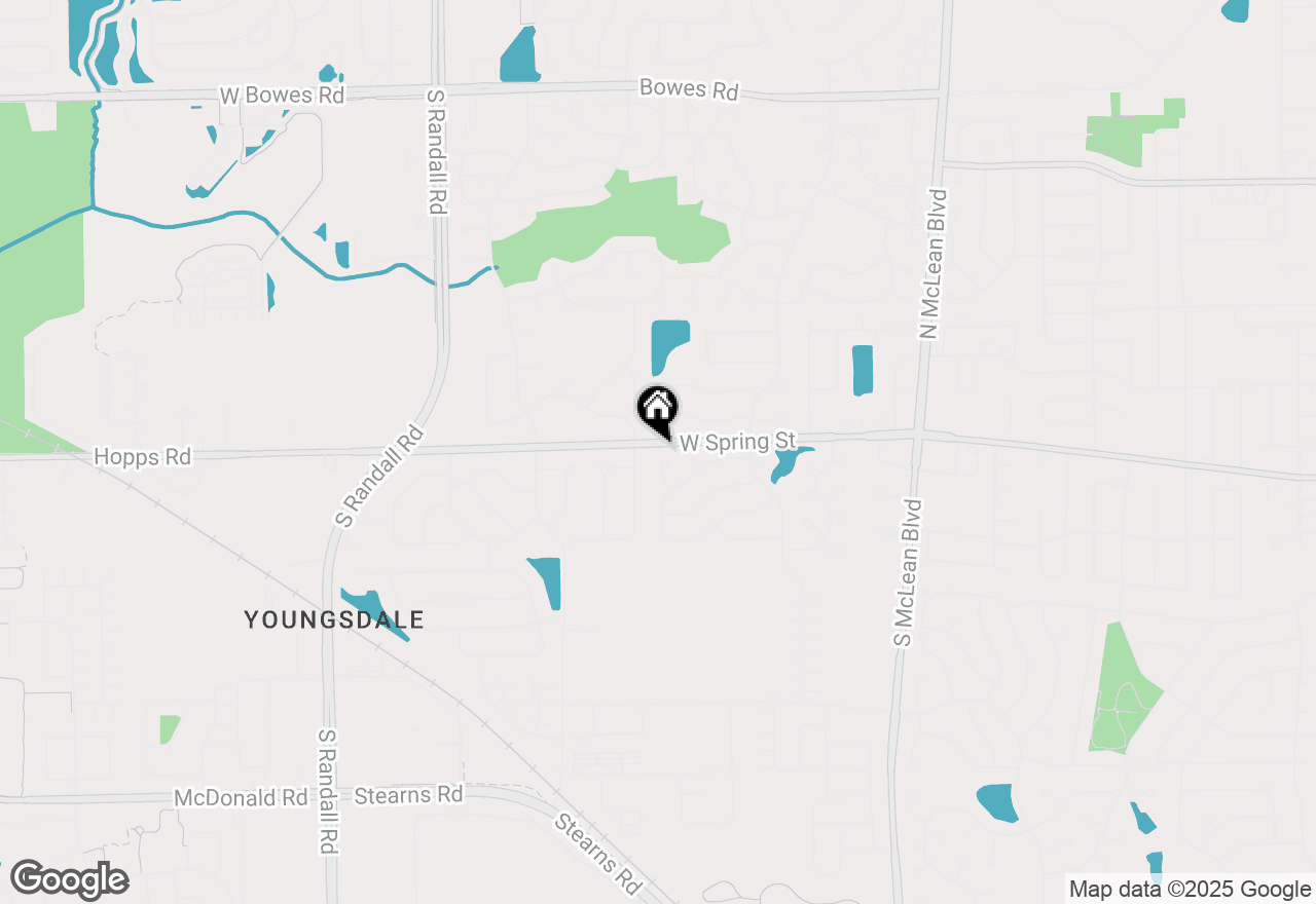 Map of 21 Weston Court #21, South Elgin, IL 60177