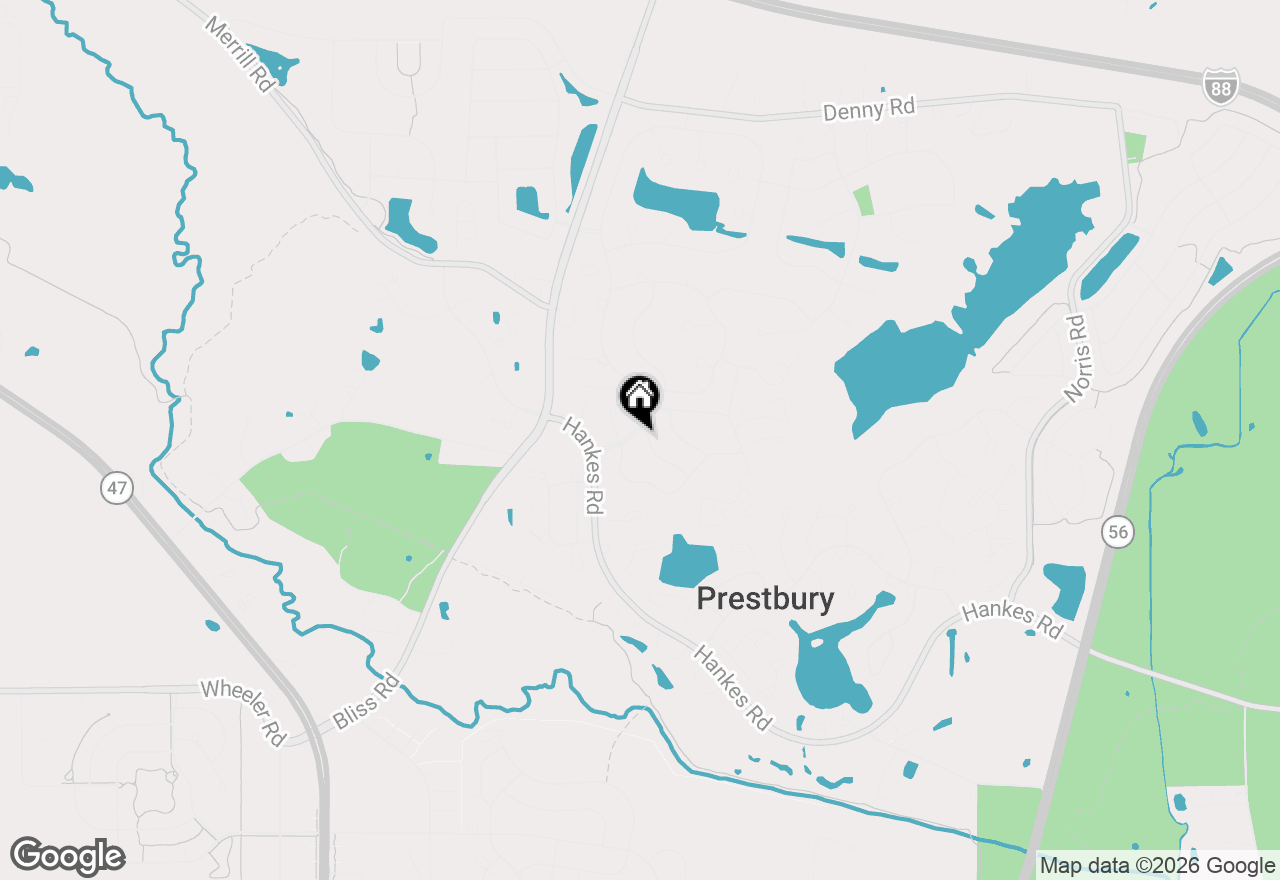 Map of 1 Glengarry Lane, Sugar Grove, IL 60554