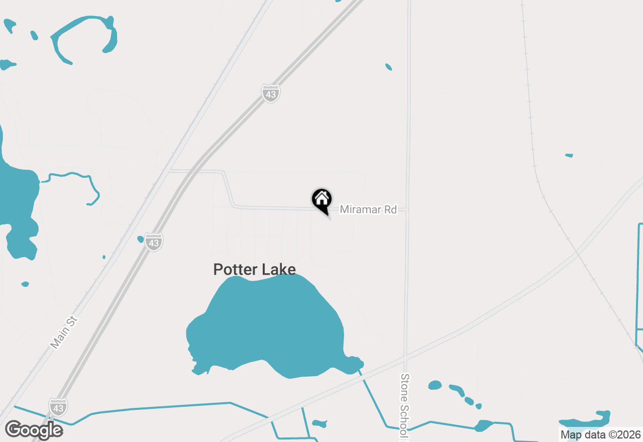 Map of W839 Miramar Rd, East Troy, WI 53120