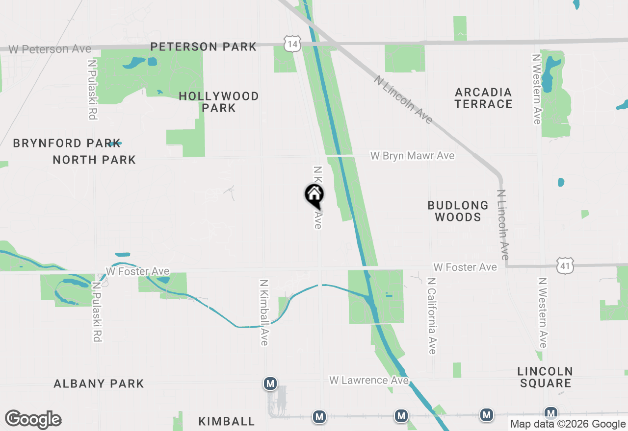 Map of 3201 W Balmoral Avenue #301, Chicago, IL 60625