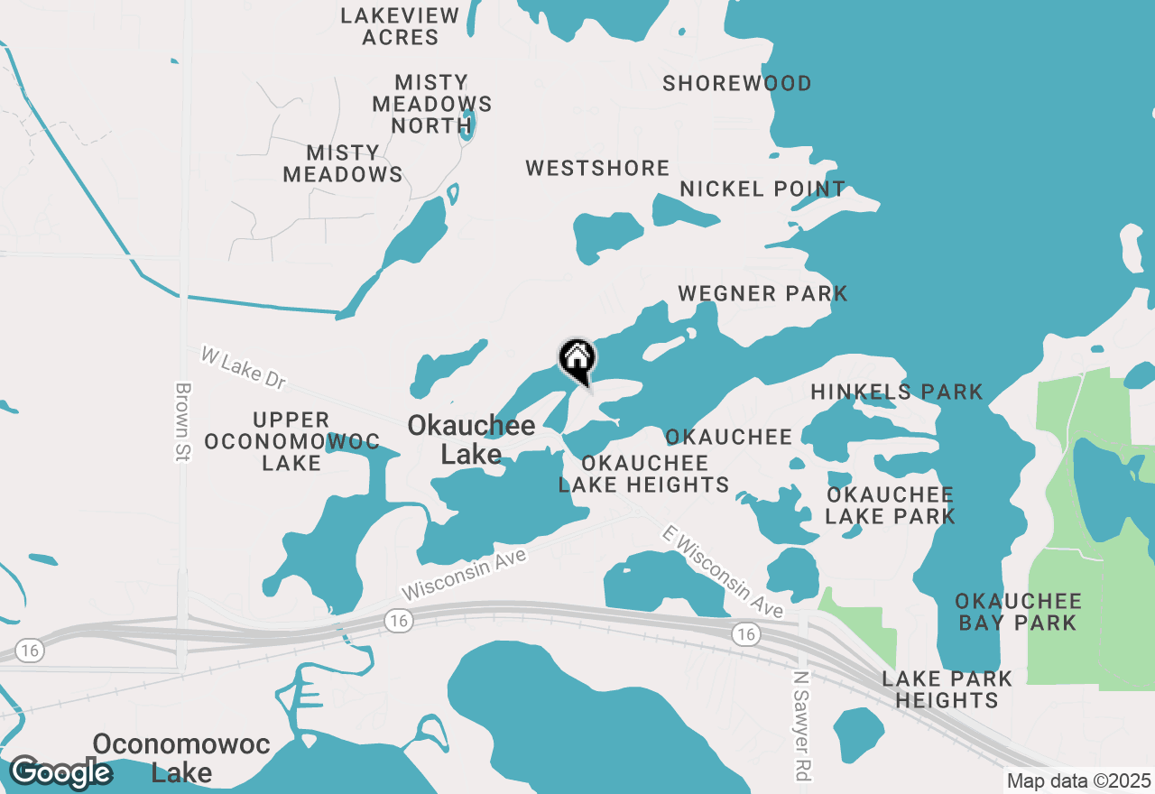 Map of W350N5367 Road B, Okauchee, WI 53069