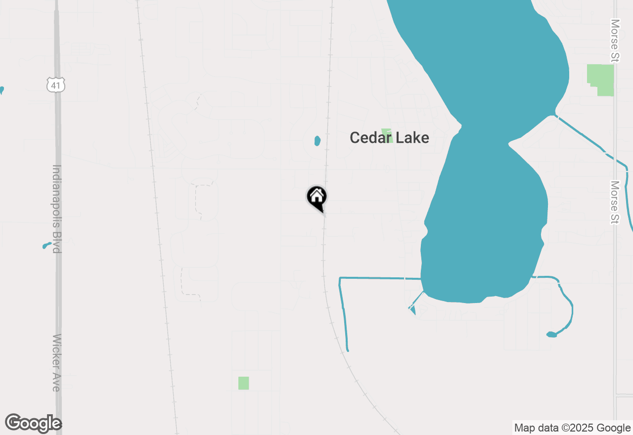 Map of 9311 W 142nd Place, Cedar Lake, IN 46303