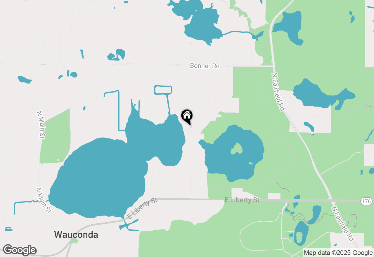 Map of 707 Lake Shore Drive, Wauconda, IL 60084