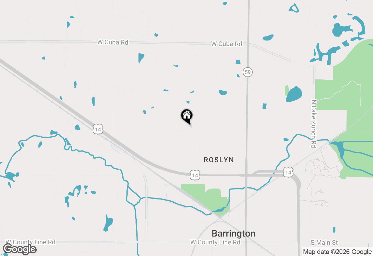 Map of 26225 W Merton Road, Barrington, IL 60010
