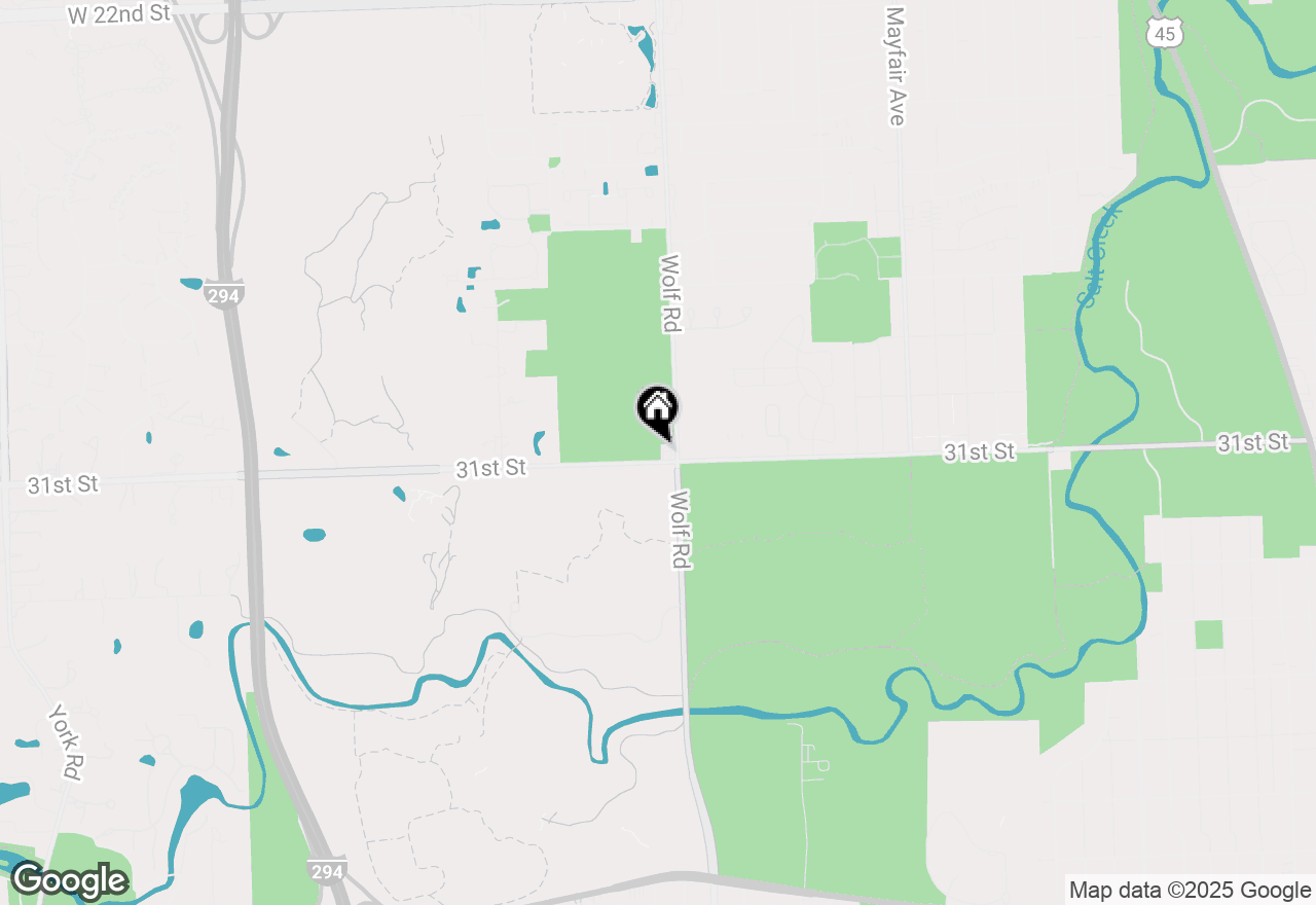 Map of 115 Oak Brook Road, Oak Brook, IL 60523