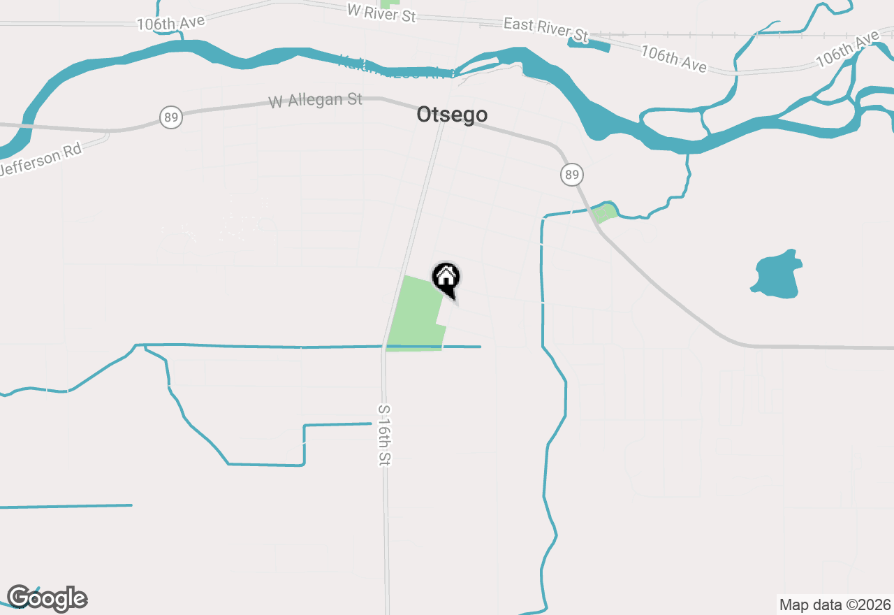Map of 736 Irving Street, Otsego, MI 49078
