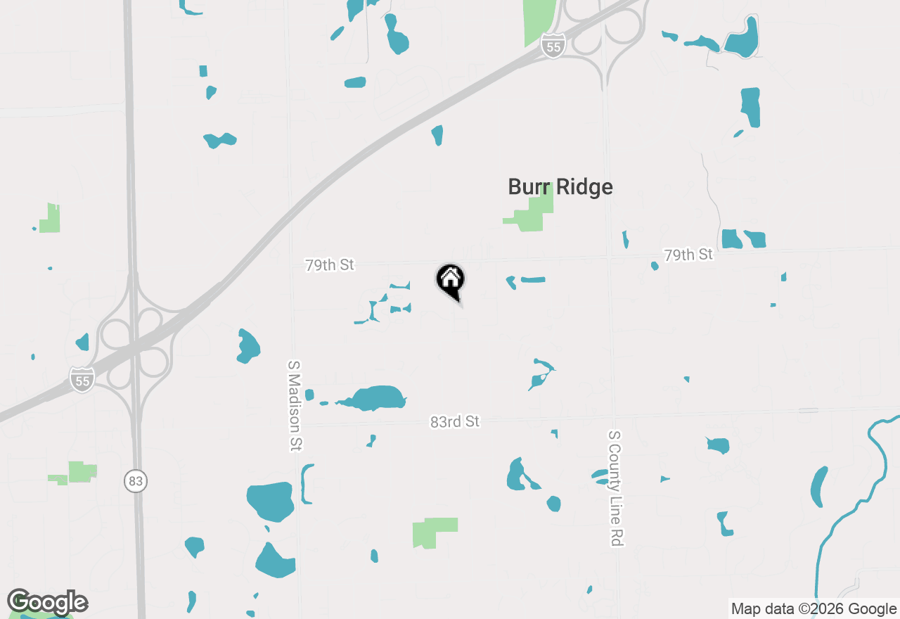 Map of 7990 Garfield Avenue #14-3, Burr Ridge, IL 60527