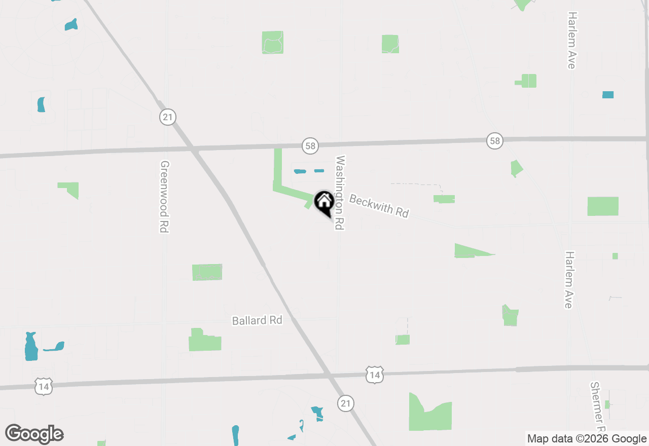 Map of 8029 W Lyons Street, Niles, IL 60714