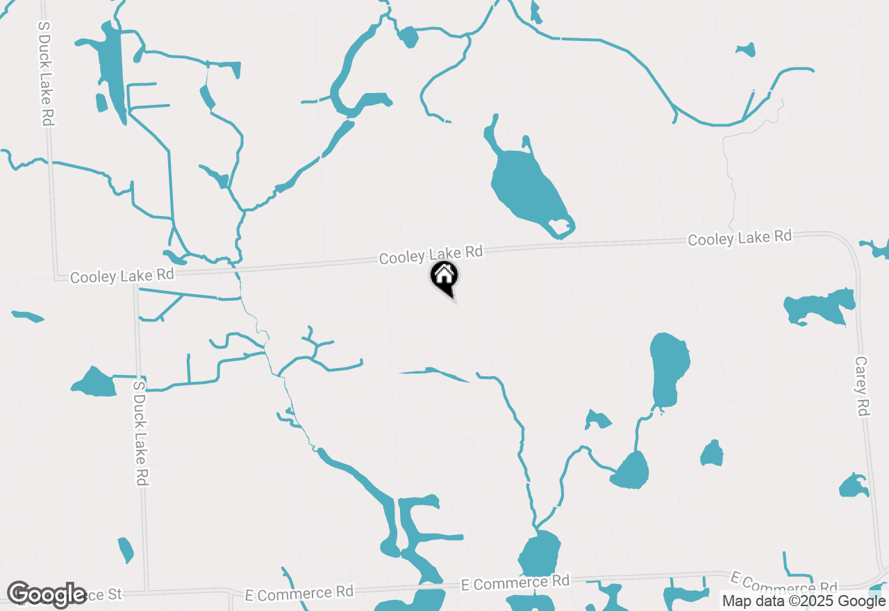 Map of 4650 Cooley Lake Road, Commerce Twp, MI 48382