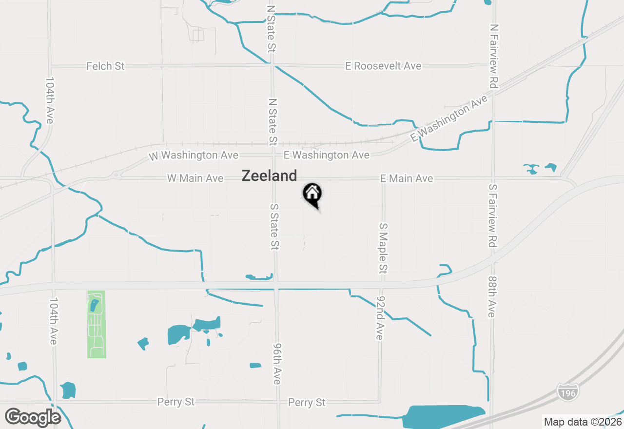Map of 122 E Central Avenue, Zeeland, MI 49464