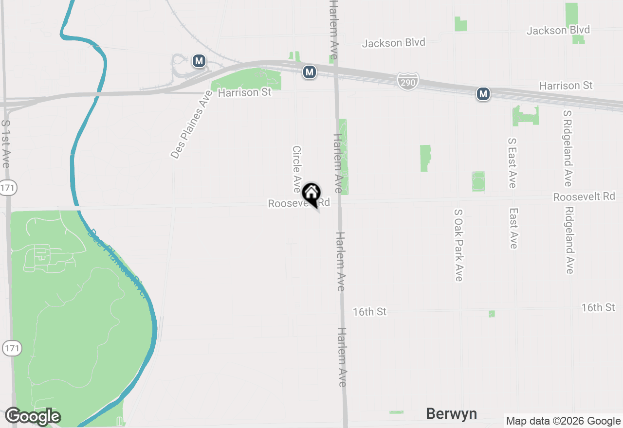 Map of 1225 Marengo Avenue #2, Forest Park, IL 60130