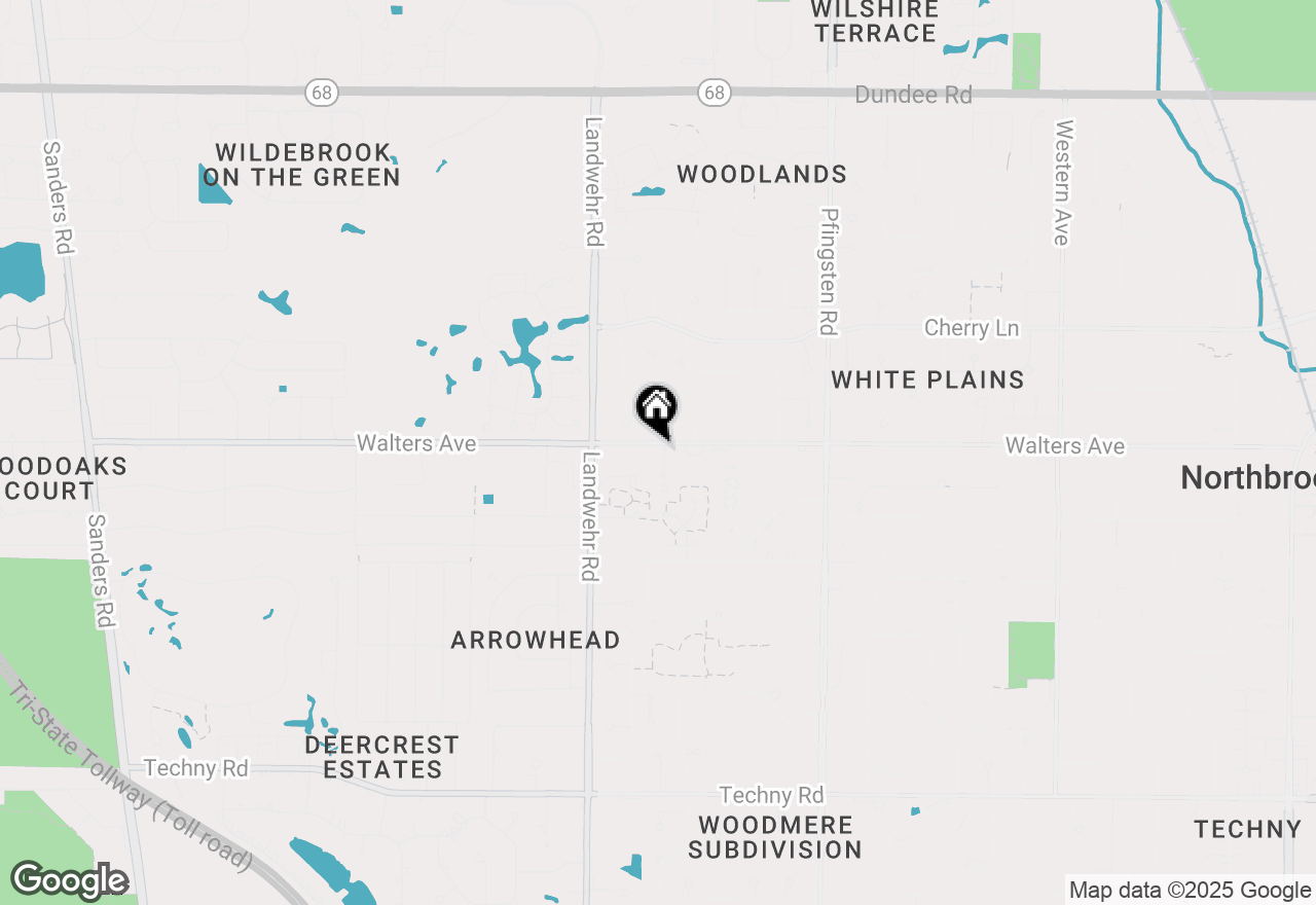 Map of 1400 Kingsport Court, Northbrook, IL 60062