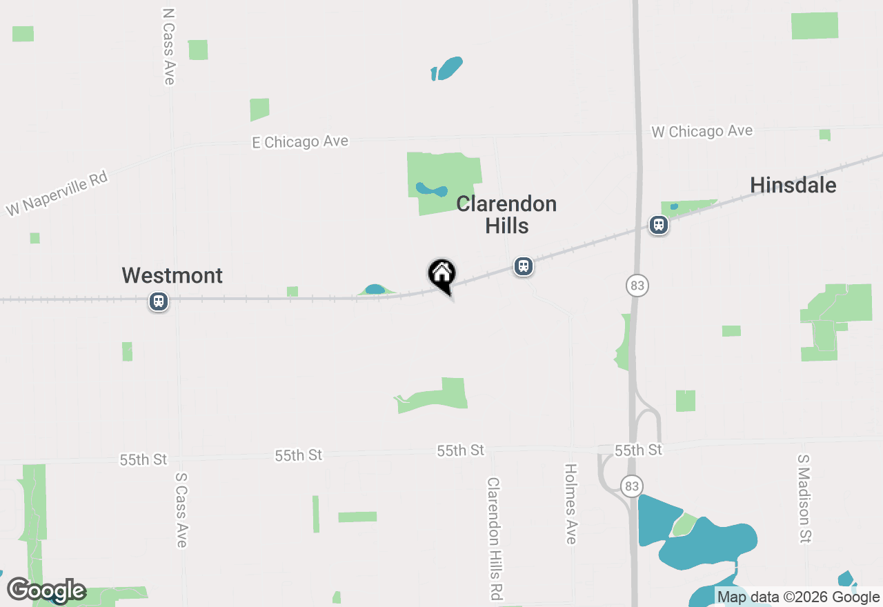 Map of 400 Mcdaniels Circle #405, Clarendon Hills, IL 60514