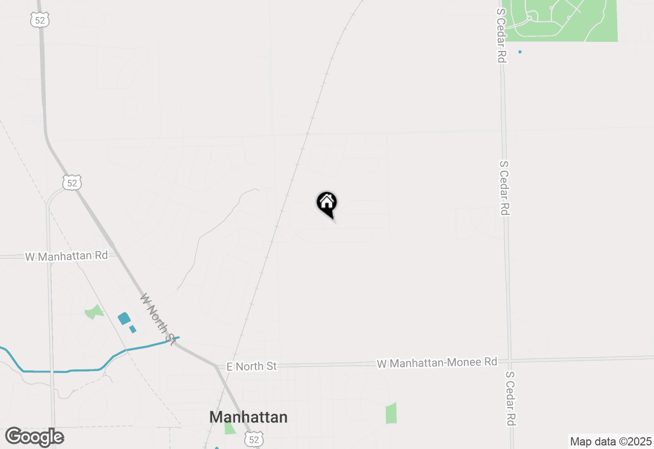 Map of 15006 W Quincy Circle, Manhattan, IL 60442