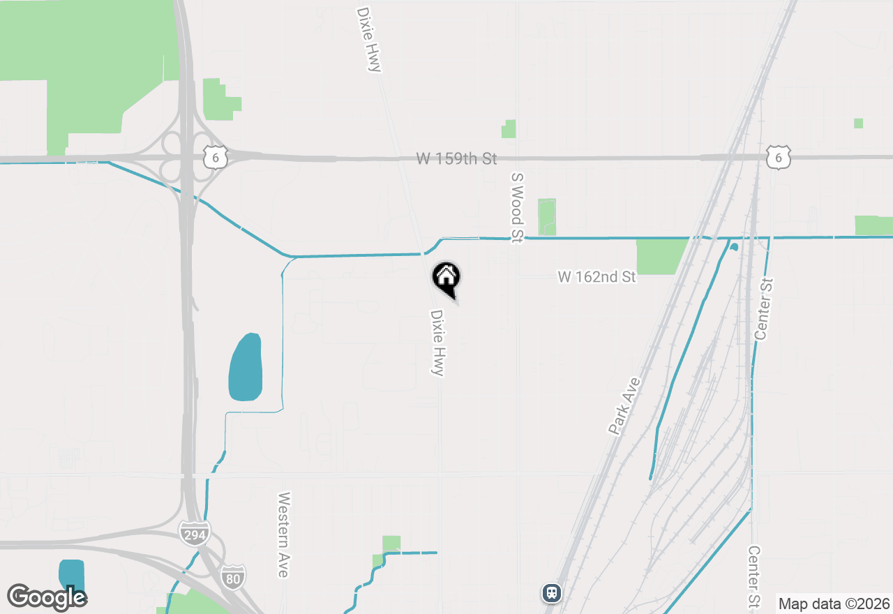 Map of 16249 Damen Avenue, Markham, IL 60428