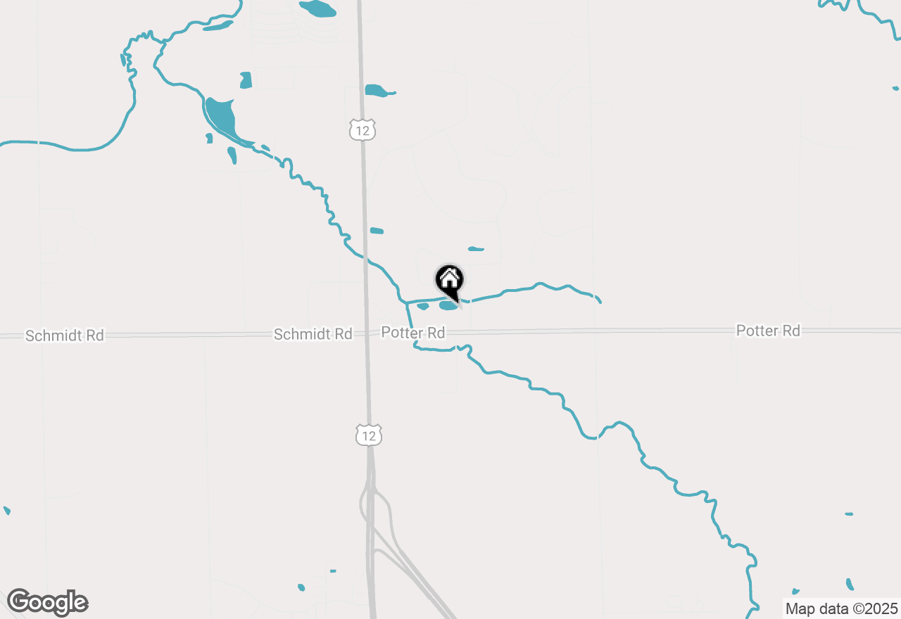 Map of W4776 Potter Rd, Elkhorn, WI 53121