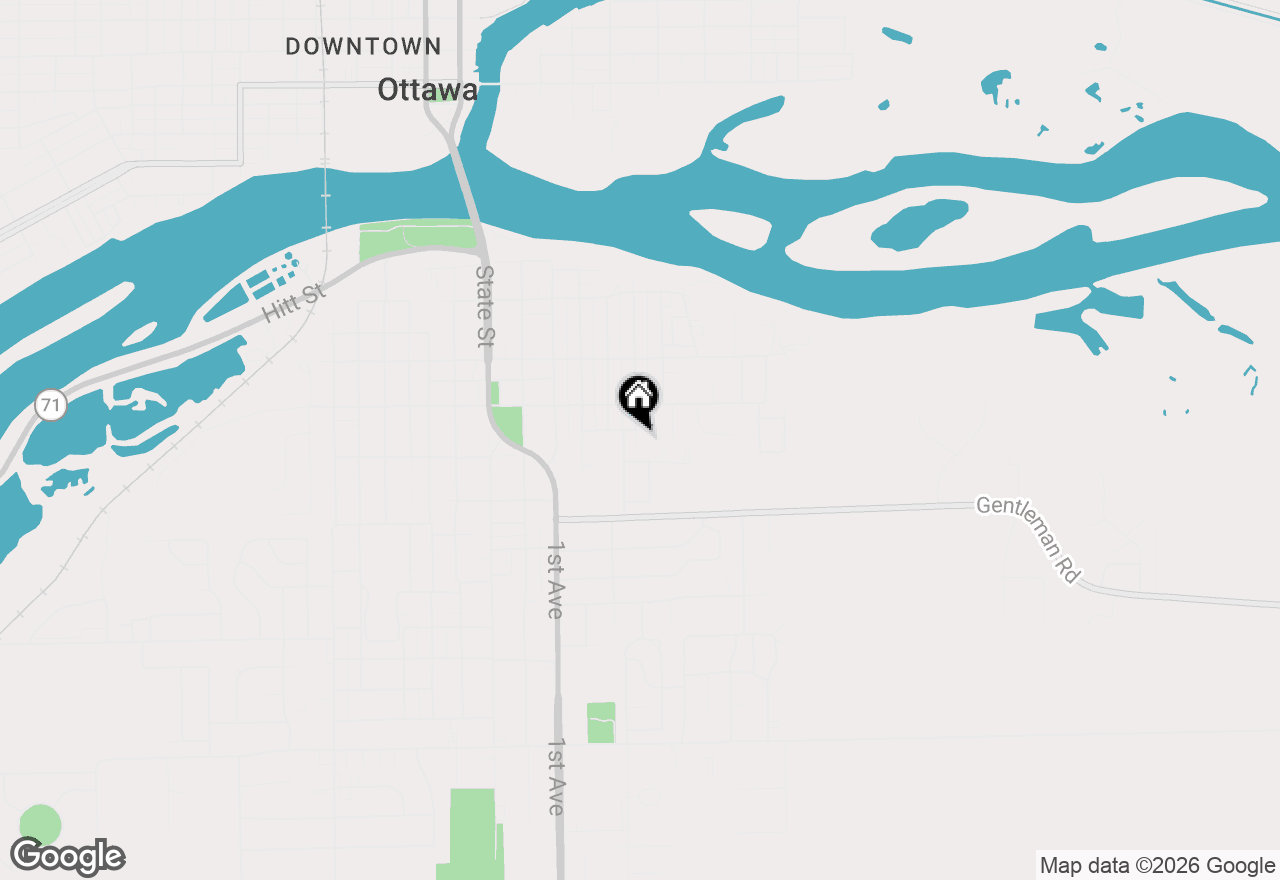 Map of 702 4th Avenue, Ottawa, IL 61350