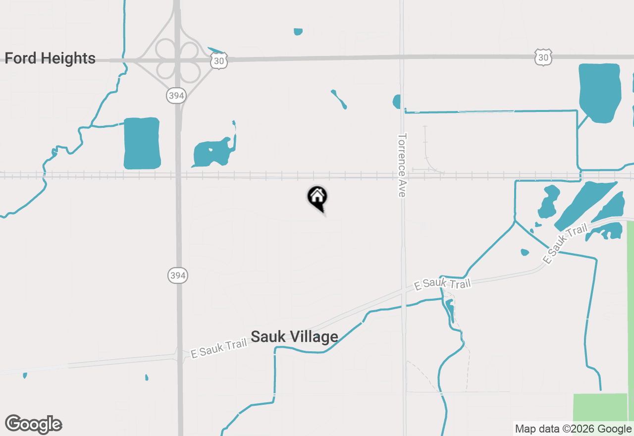 Map of 2059 215th Place, Sauk Village, IL 60411