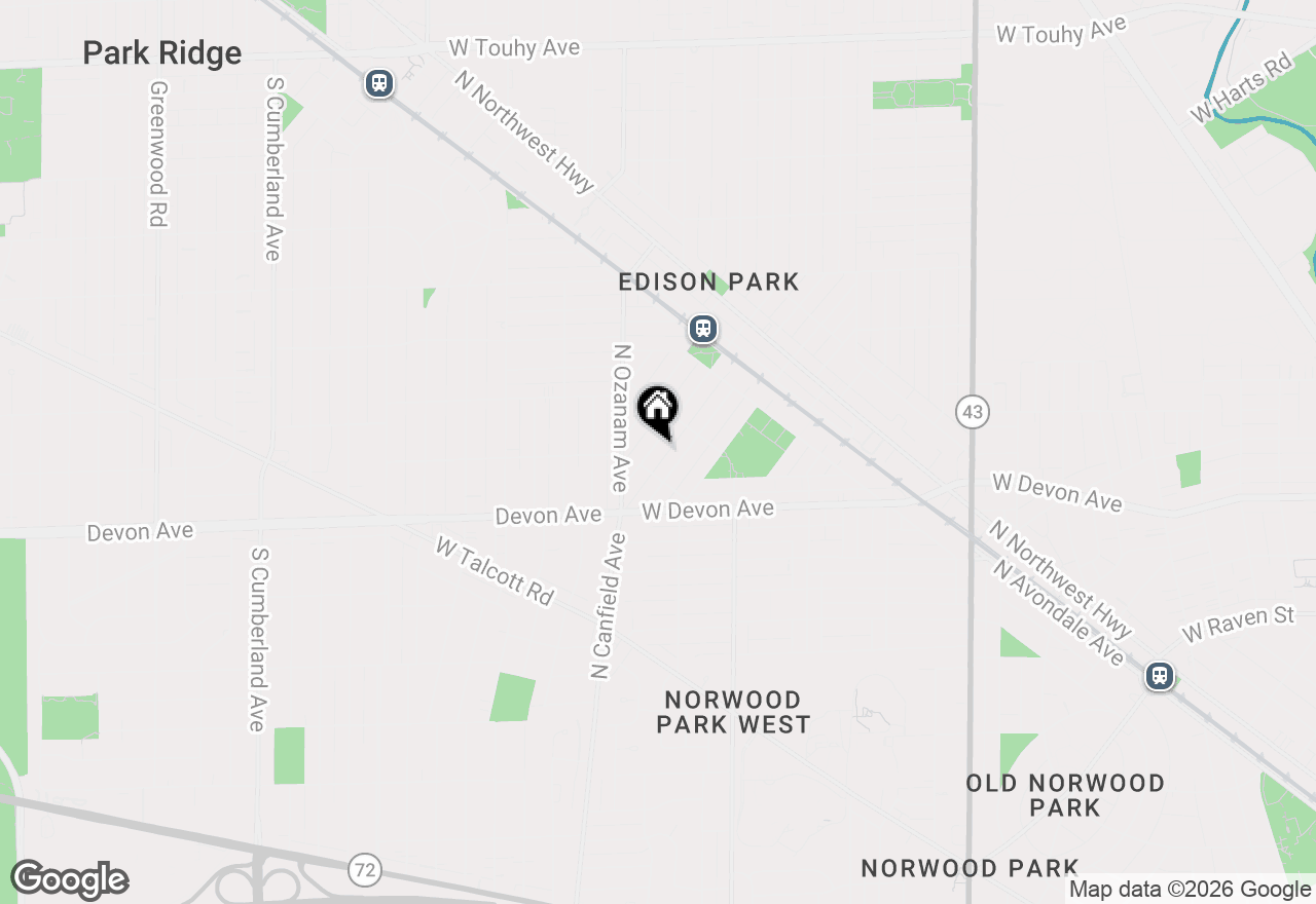 Map of 6519 N Oliphant Avenue, Chicago, IL 60631