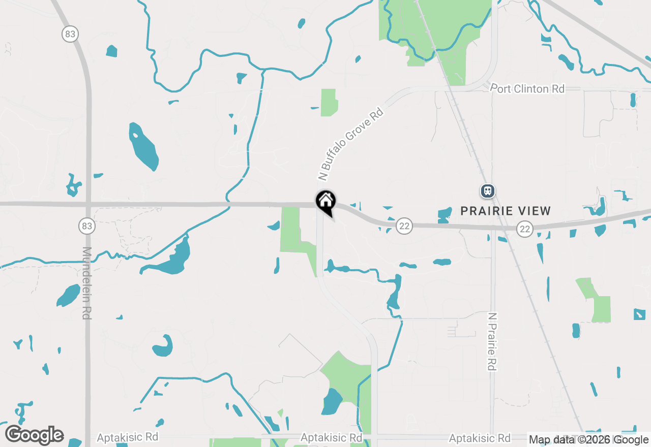 Map of 2544 Live Oak Lane, Buffalo Grove, IL 60089