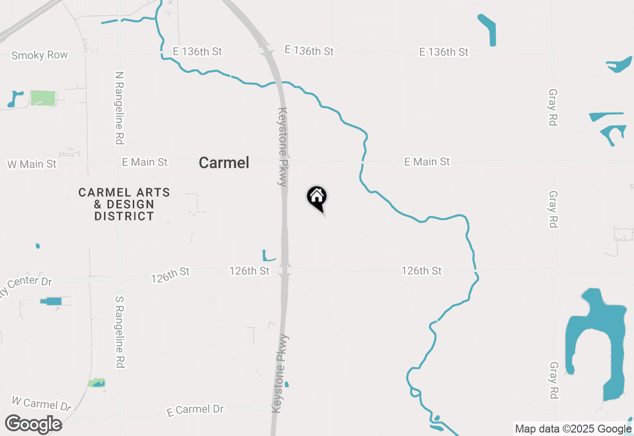 Map of 86 Cricket Knoll Lane, Carmel, IN 46033