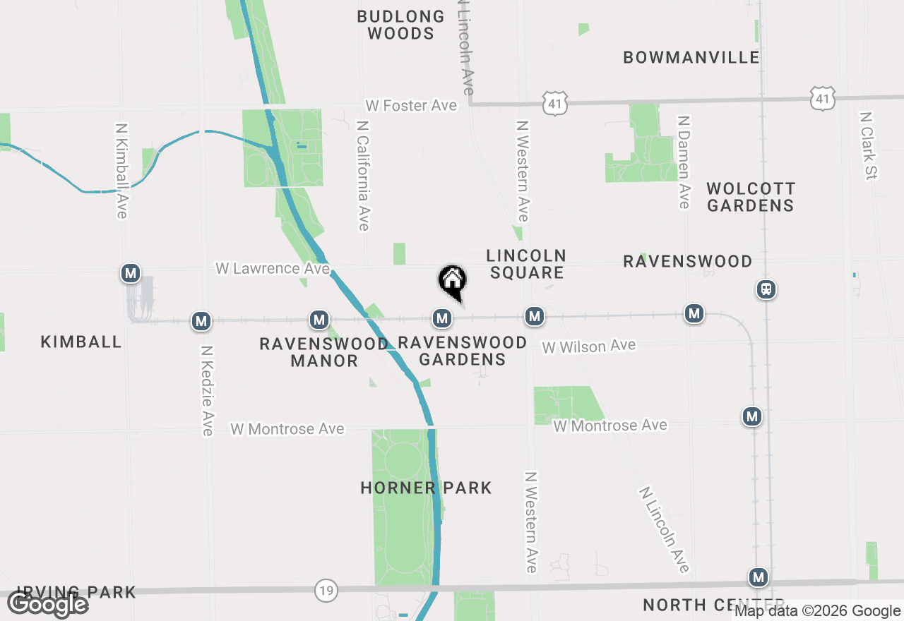 Map of 2555 W Leland Avenue #203, Chicago, IL 60625