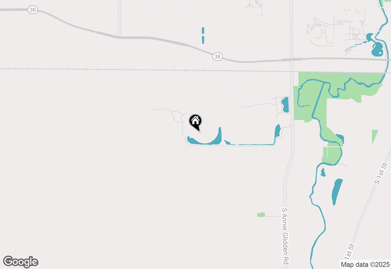 Map of 1577 Farmstead Lane, Dekalb, IL 60115
