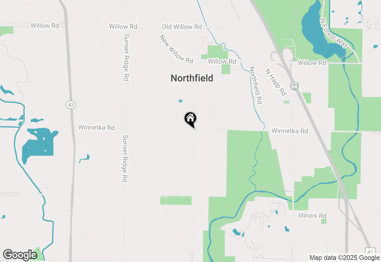 Map of 90 Wagner Road, Northfield, IL 60093