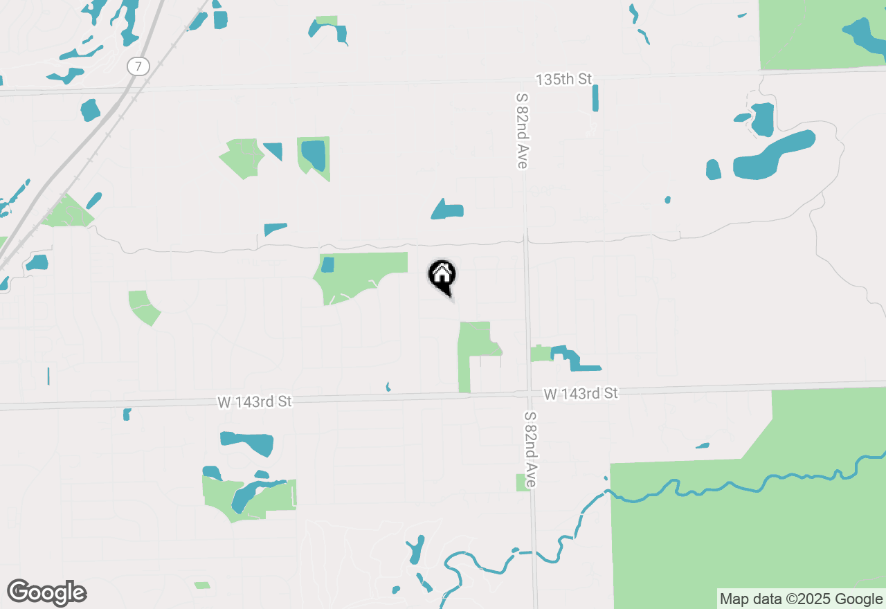 Map of 8349 Cristina Avenue, Orland Park, IL 60462