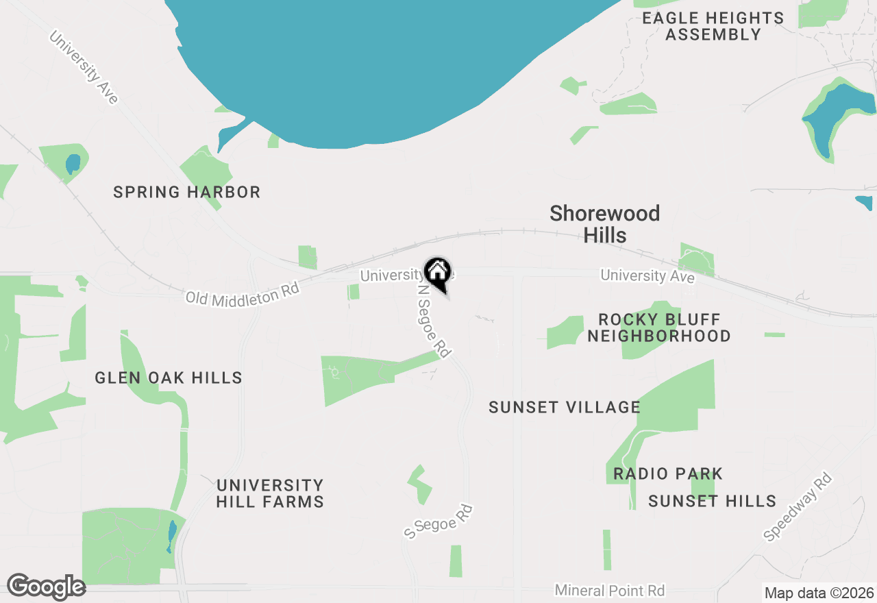 Map of 625 N Segoe Road #1006, Madison, WI 53705