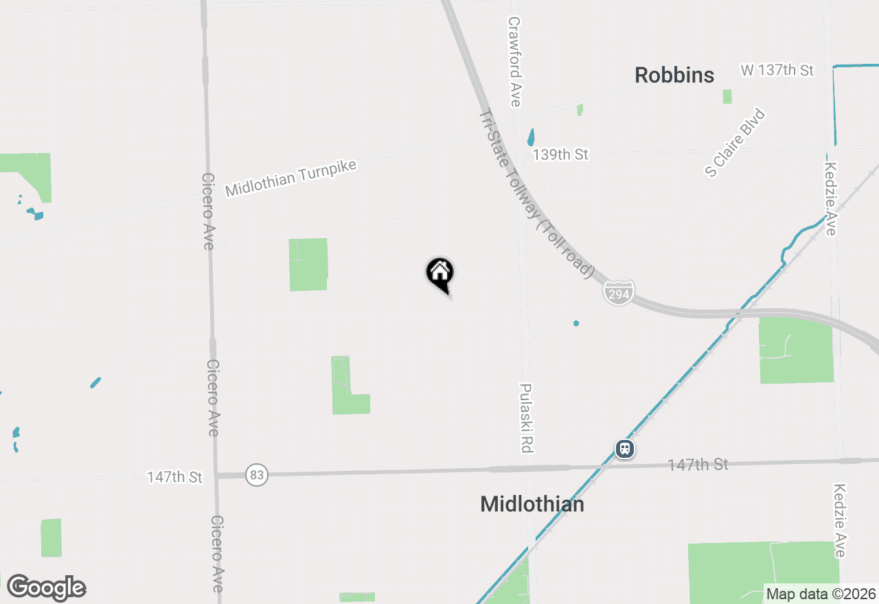 Map of 14230 Keeler Avenue, Crestwood, IL 60418