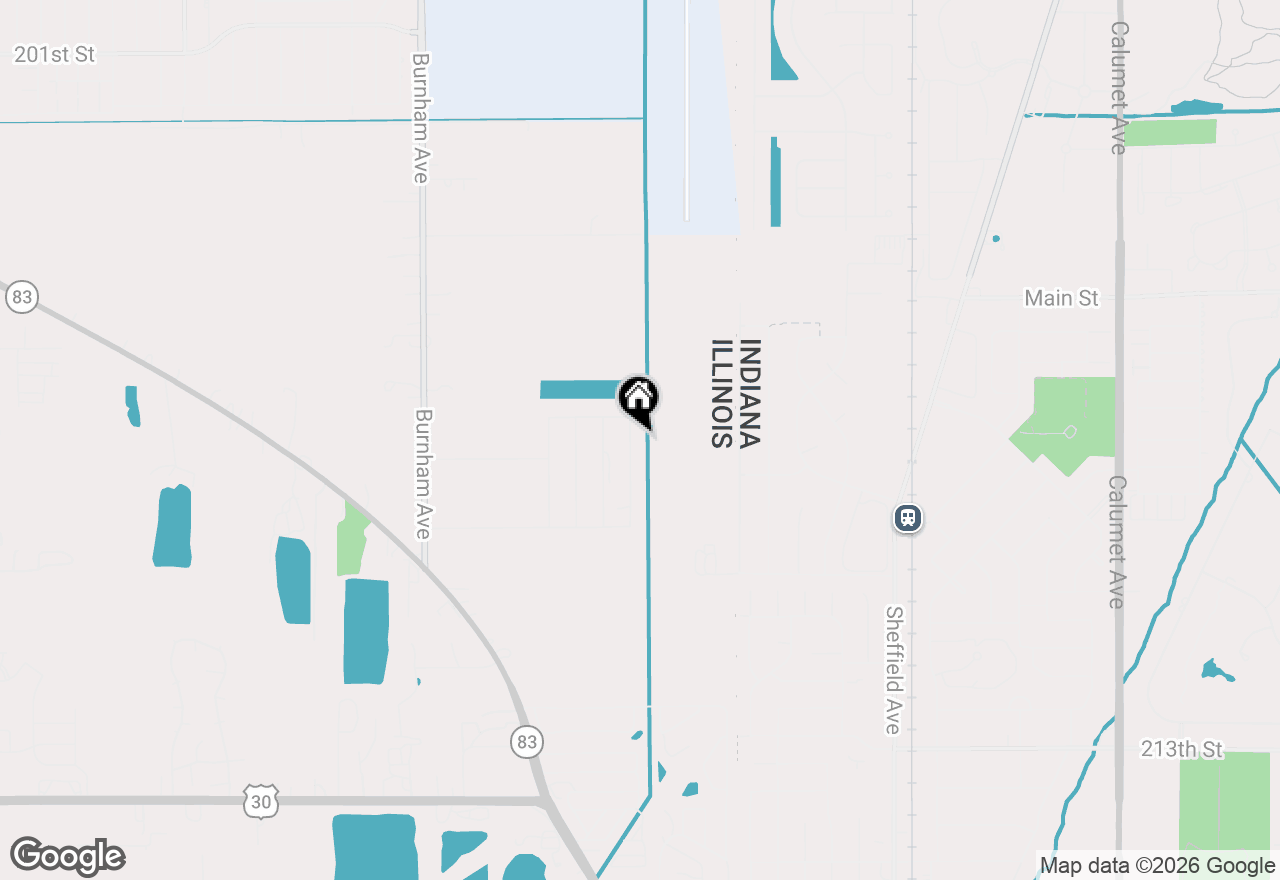 Map of 20813 Elwood Street, Lynwood, IL 60411