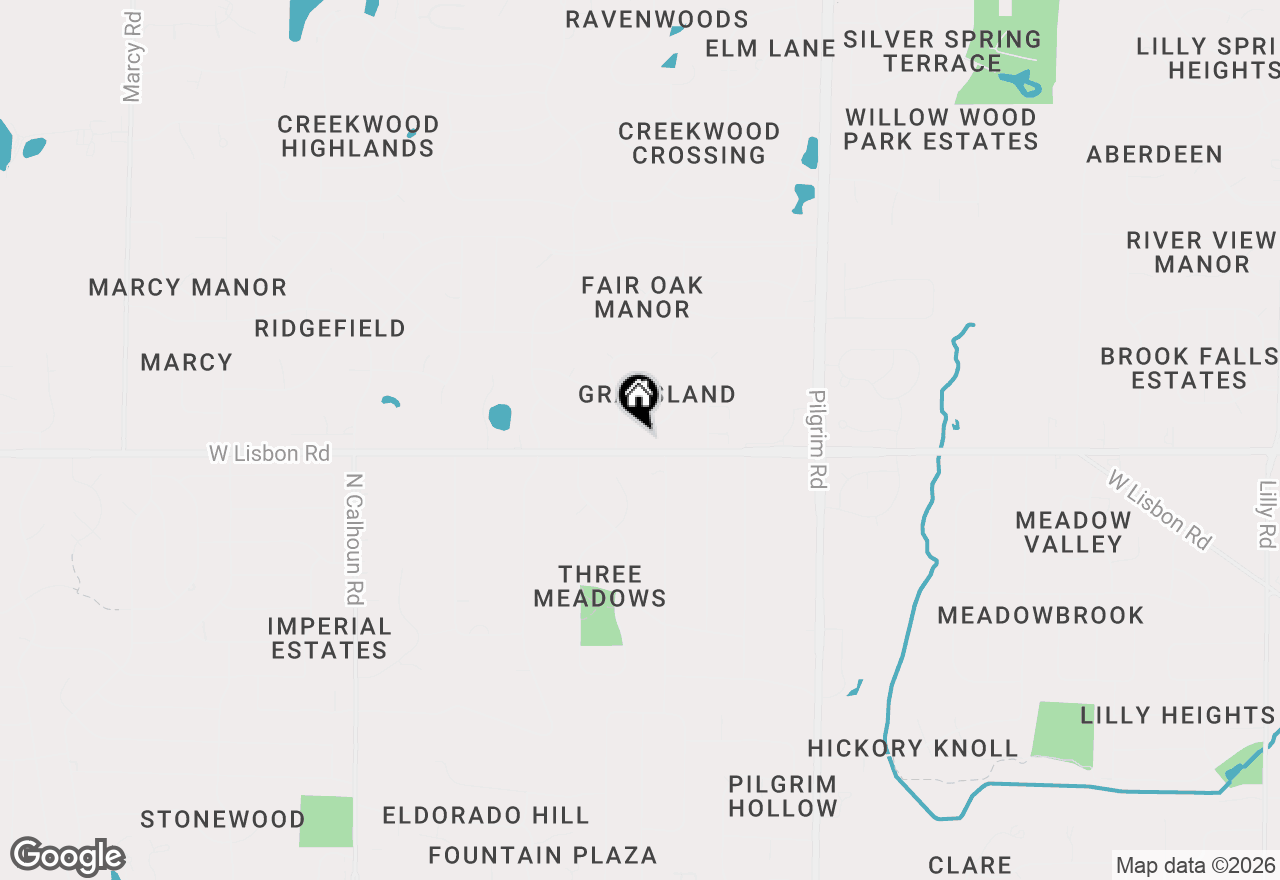 Map of N48W16217 Lone Oak Ln, Menomonee Falls, WI 53051