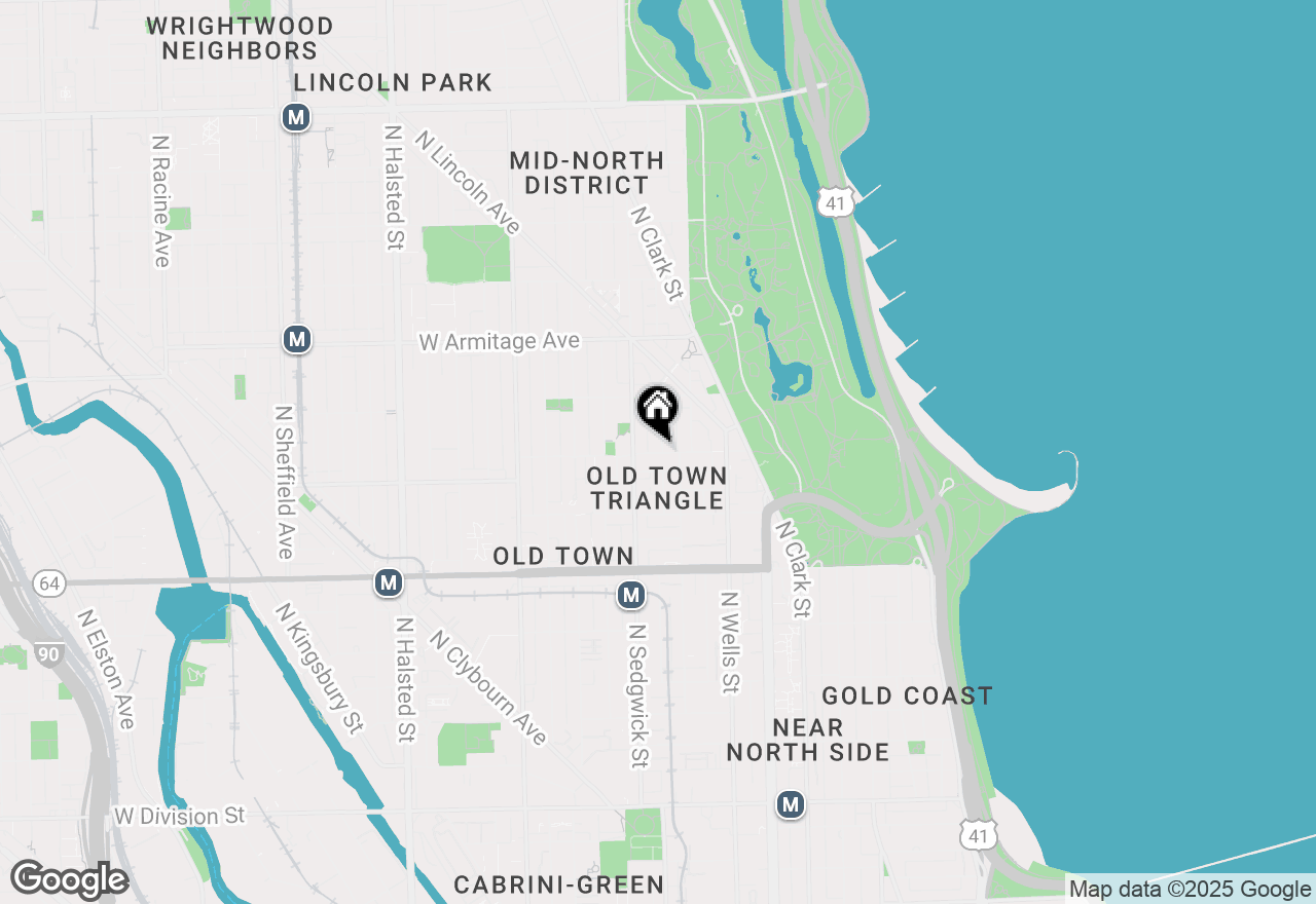 Map of 334 W Menomonee Avenue #107, Chicago, IL 60614