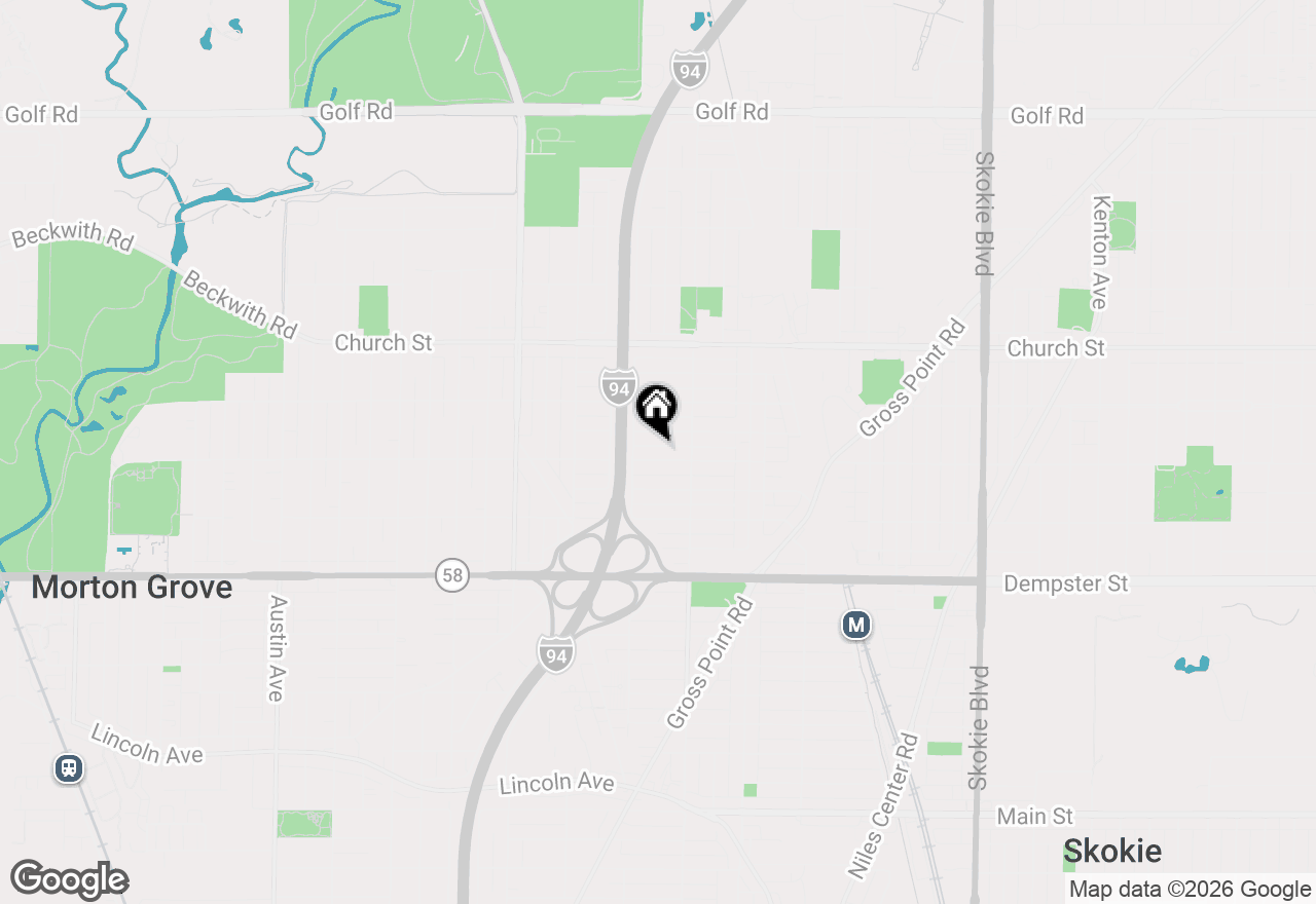 Map of 5334 Grove Street, Skokie, IL 60077