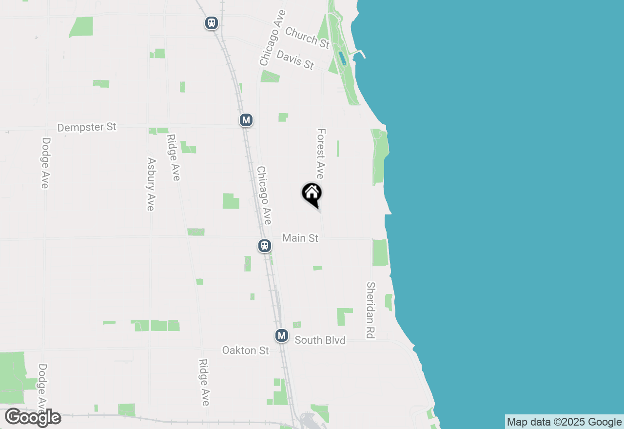 Map of 312 Lee Street #1, Evanston, IL 60202